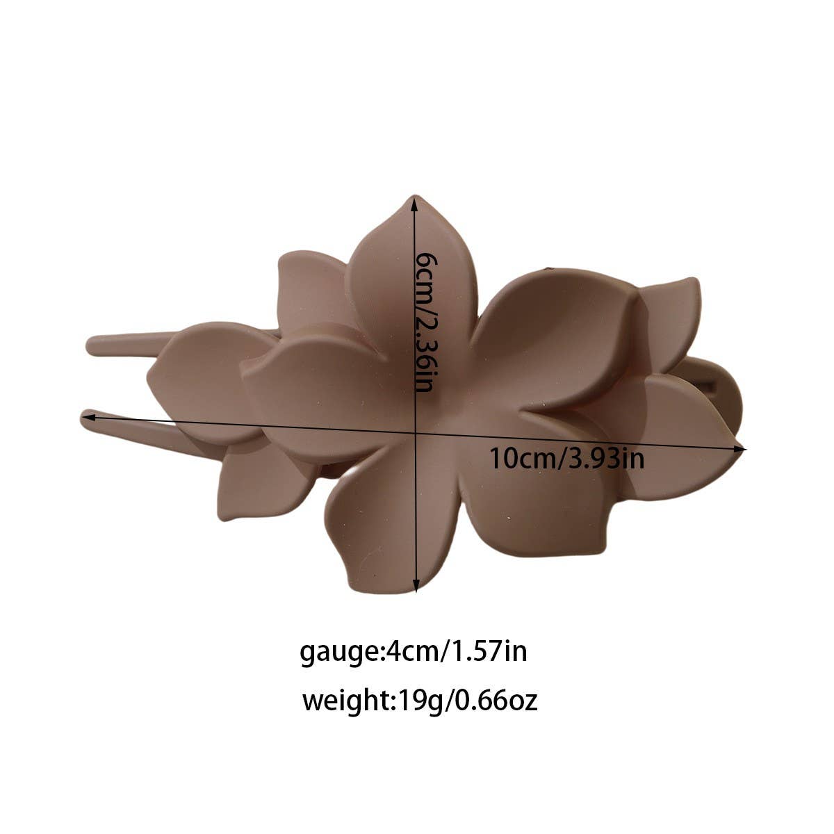 FLORAL DUCKBILL HAIR CLIP FOR WOMEN