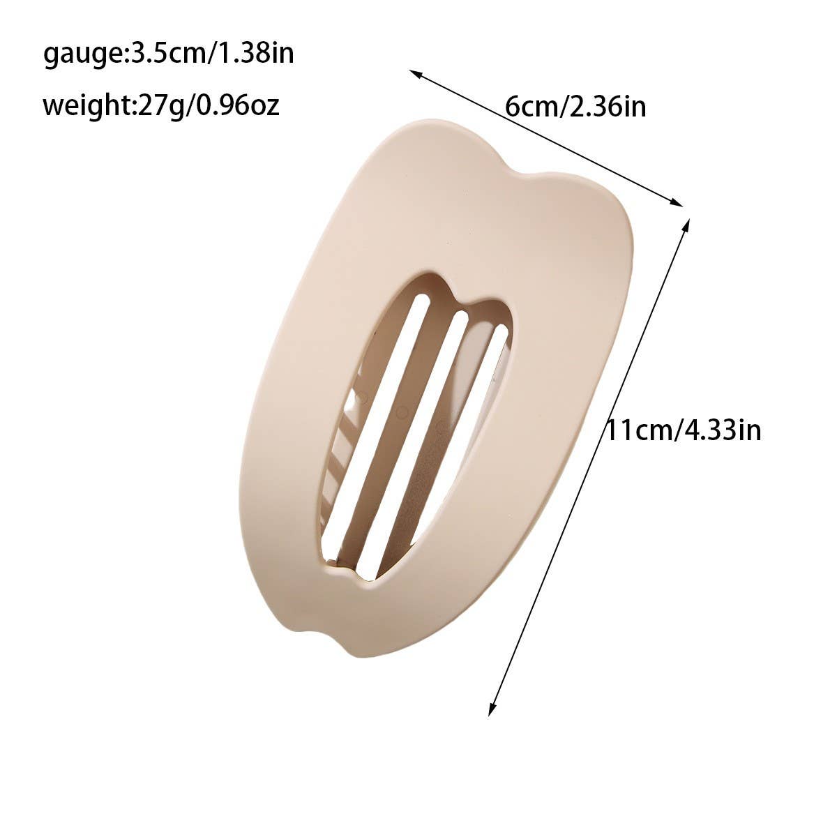 FLAT HAIR CLIP FOR WOMEN BUN UPDO