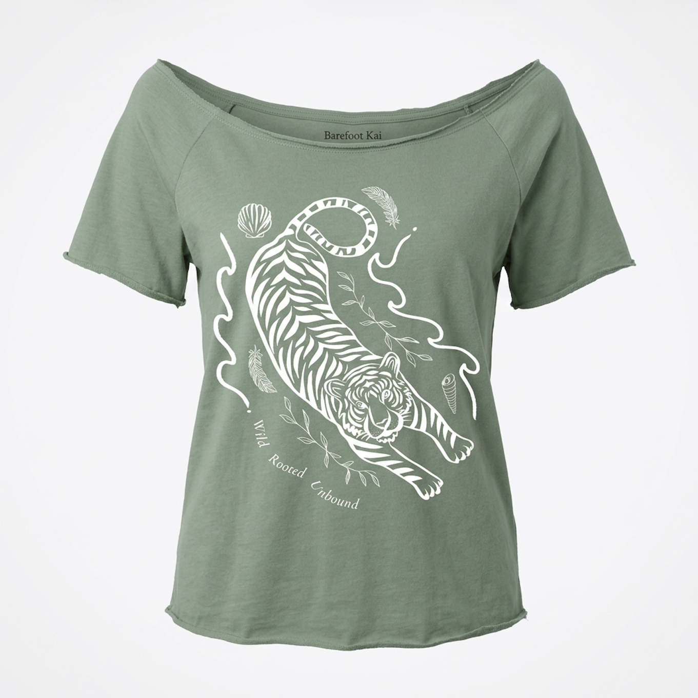 Wild.Rooted.Unbound Off-the-Shoulder Tee