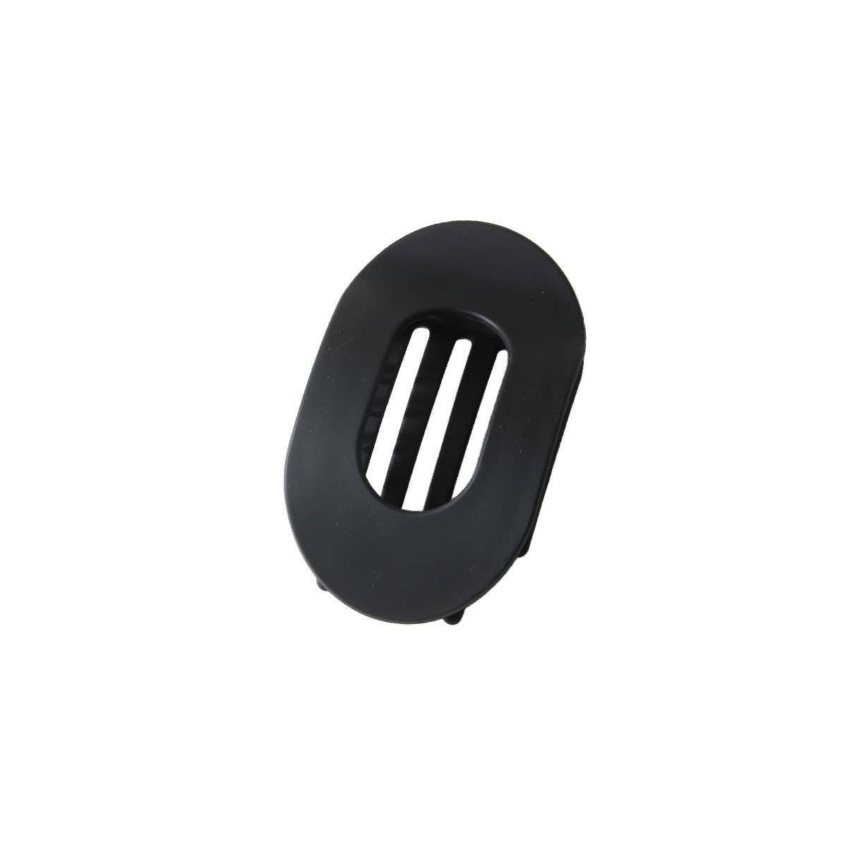 Large Round Flat Hair Claw Clip