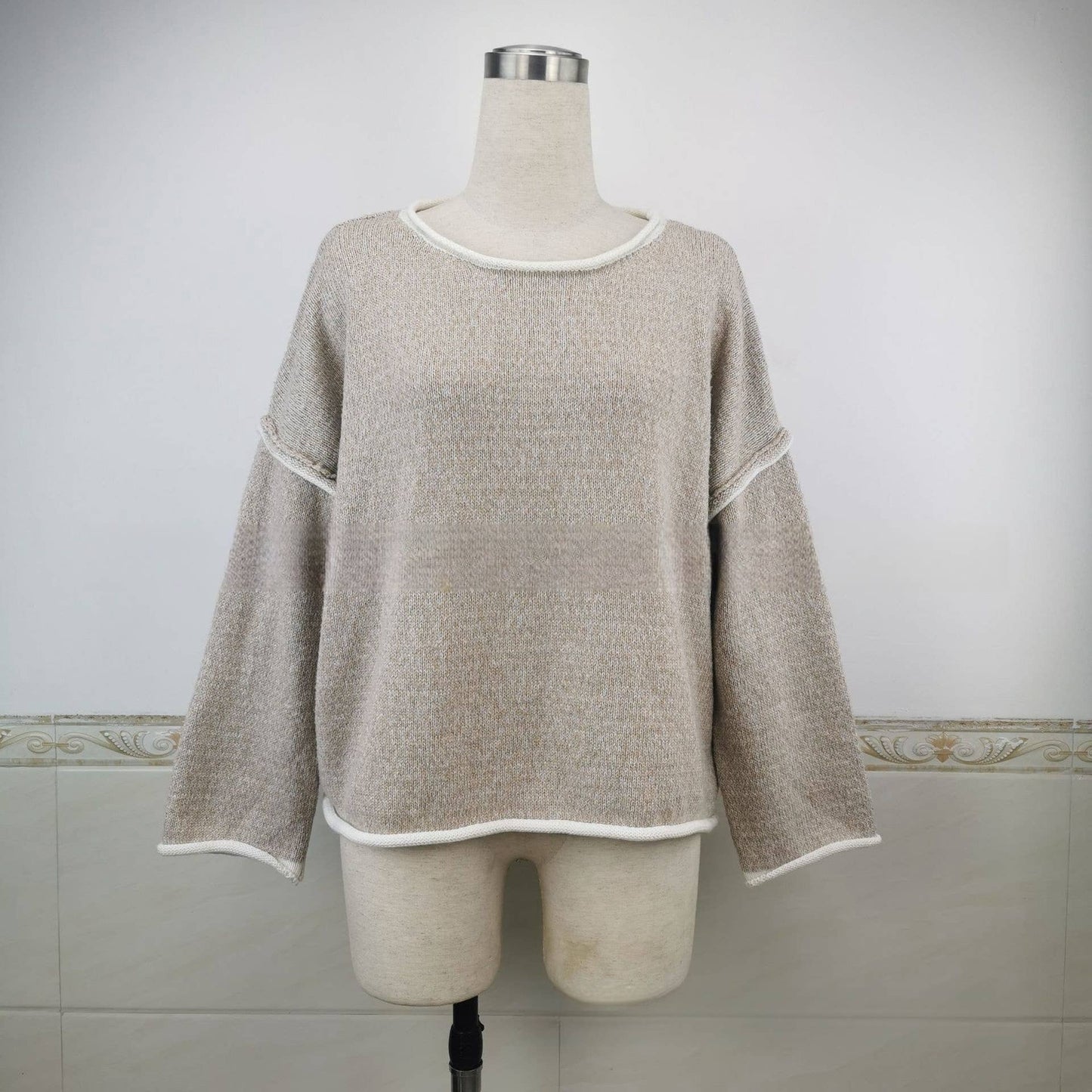 Boho Pullover Long Sleeve Sweater