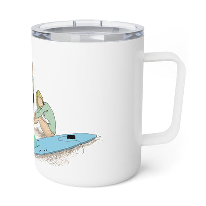 Jetty Surf Tribe Insulated Travel Mug, 10oz