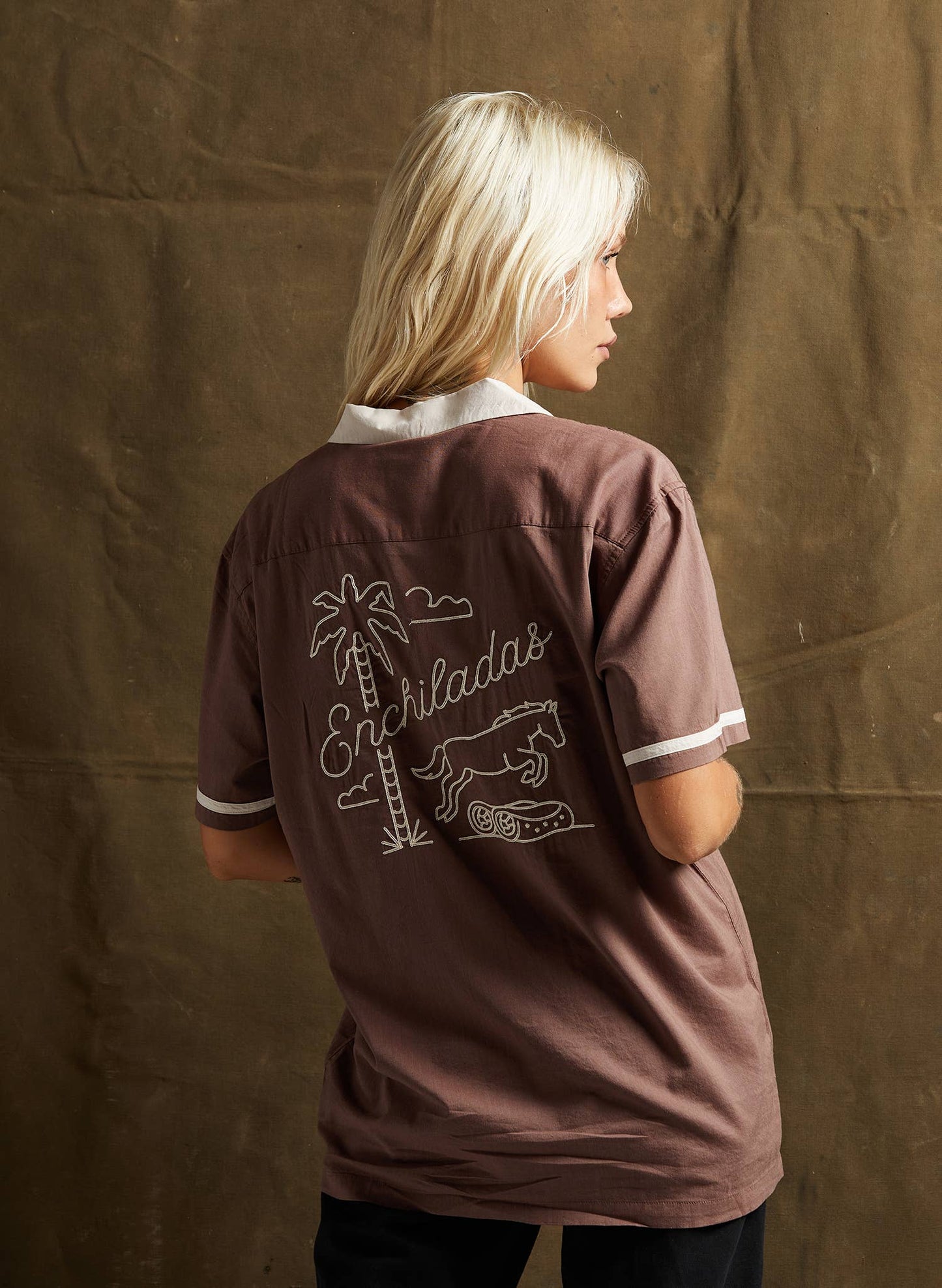 Enchiladas Casual Button Down Shirt UNISEX