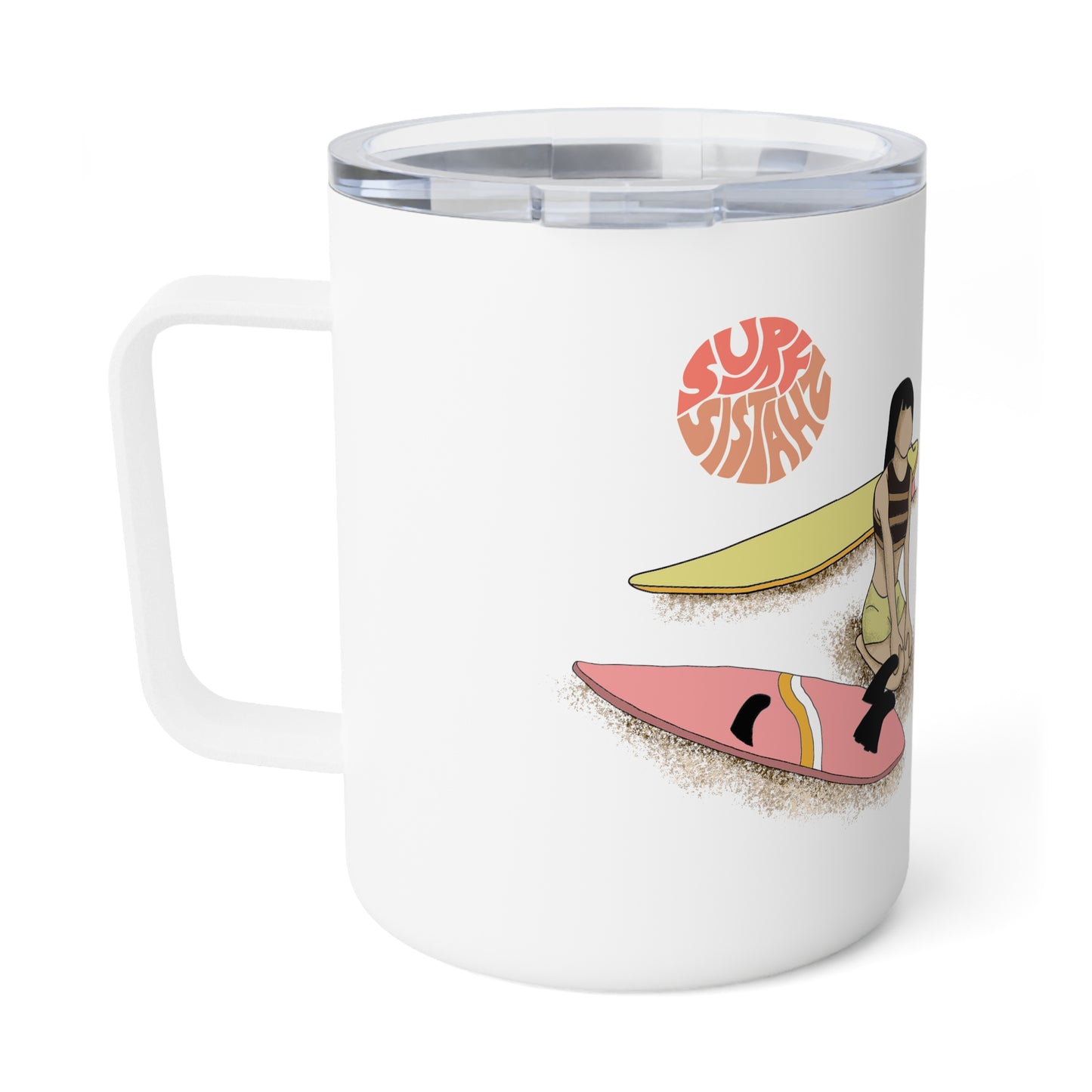 Jetty Surf Tribe Insulated Travel Mug, 10oz