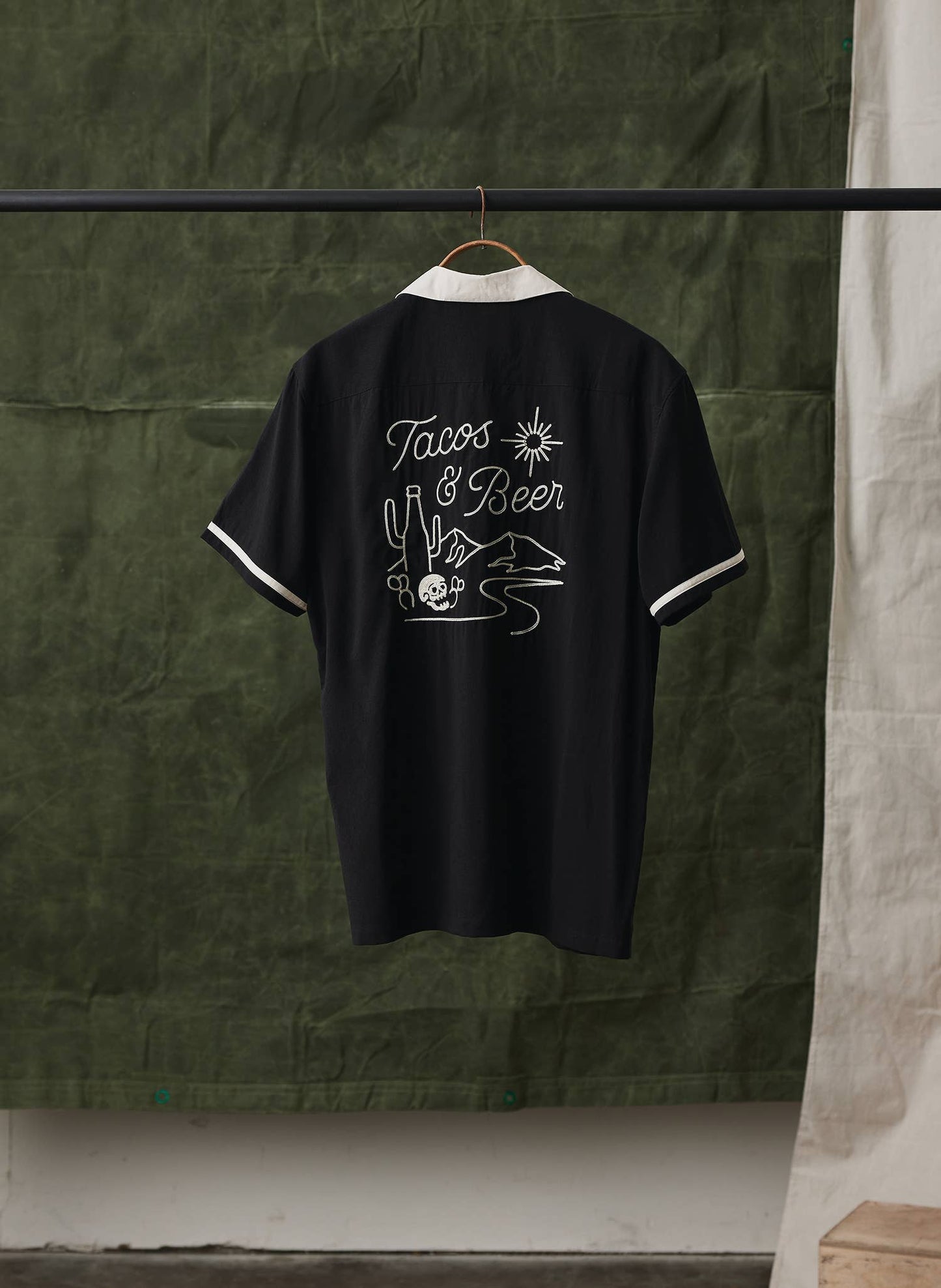 Tacos & Beer Casual Button Down Shirt UNISEX