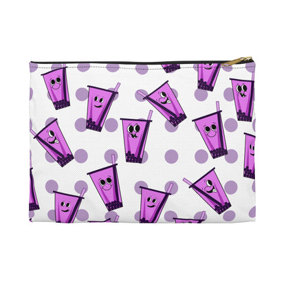 Ube Bubble Tea Accessory Pouch