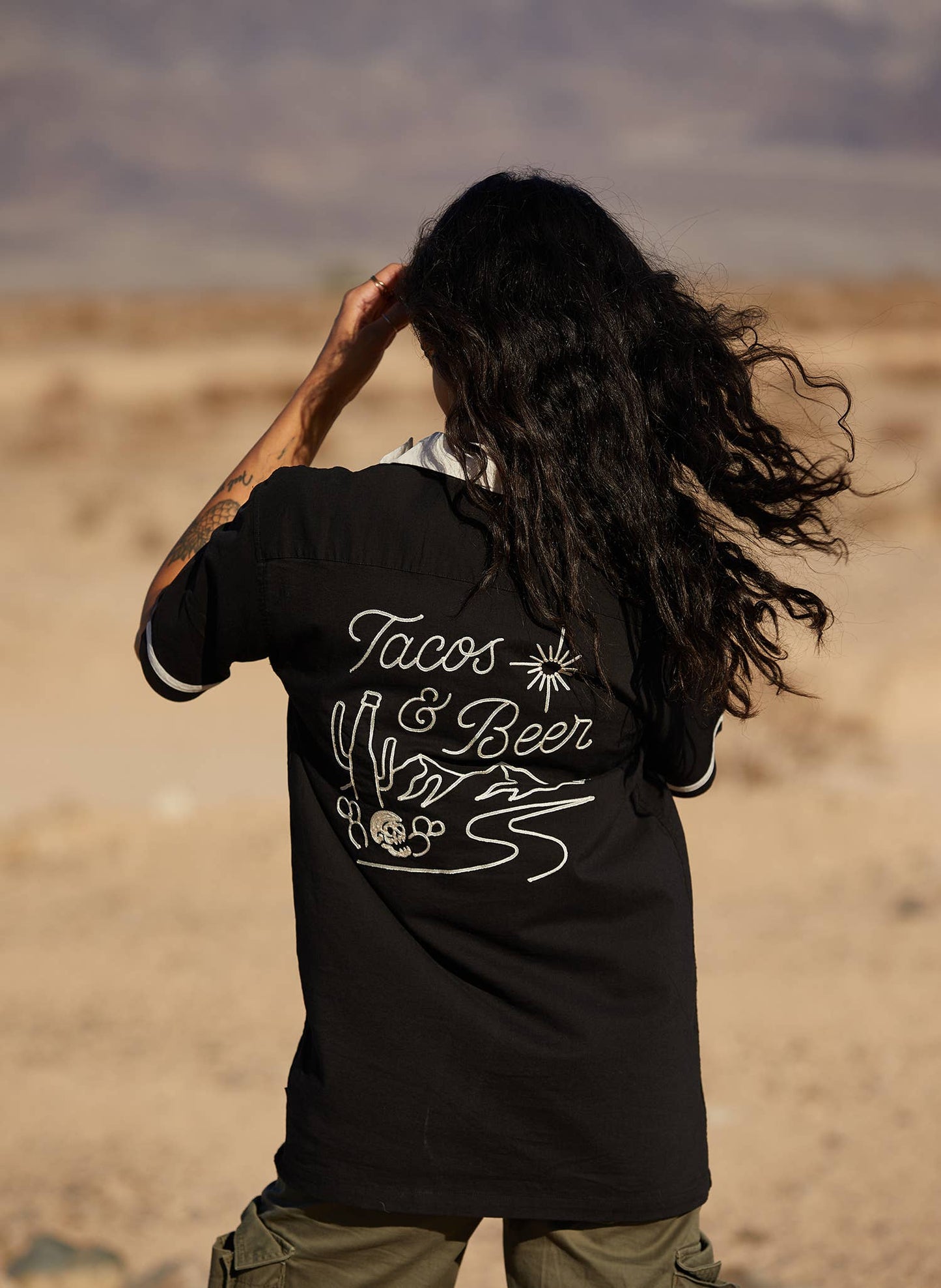 Tacos & Beer Casual Button Down Shirt UNISEX
