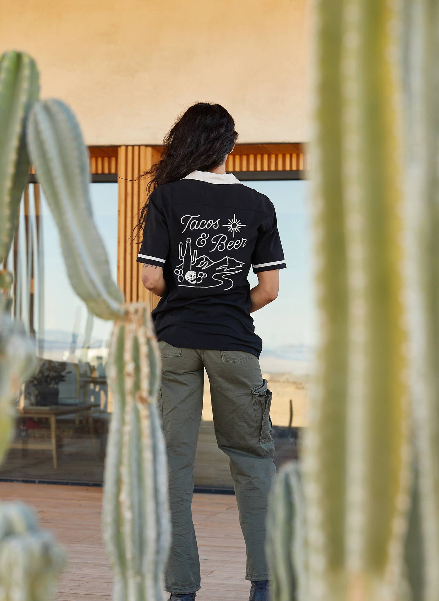 Tacos & Beer Casual Button Down Shirt UNISEX
