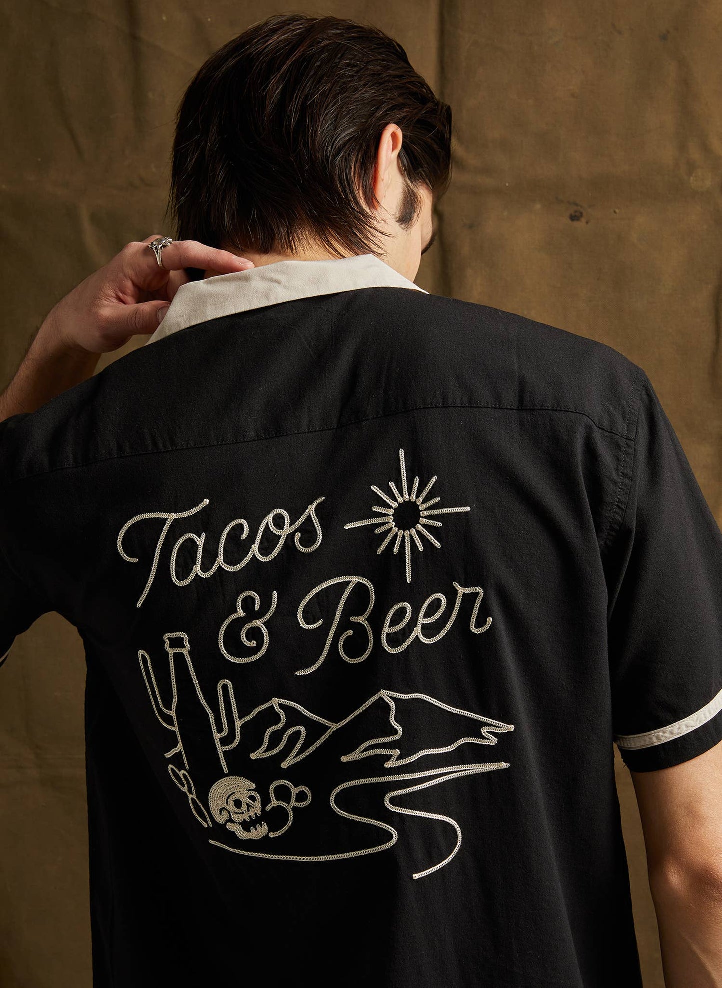 Tacos & Beer Casual Button Down Shirt UNISEX