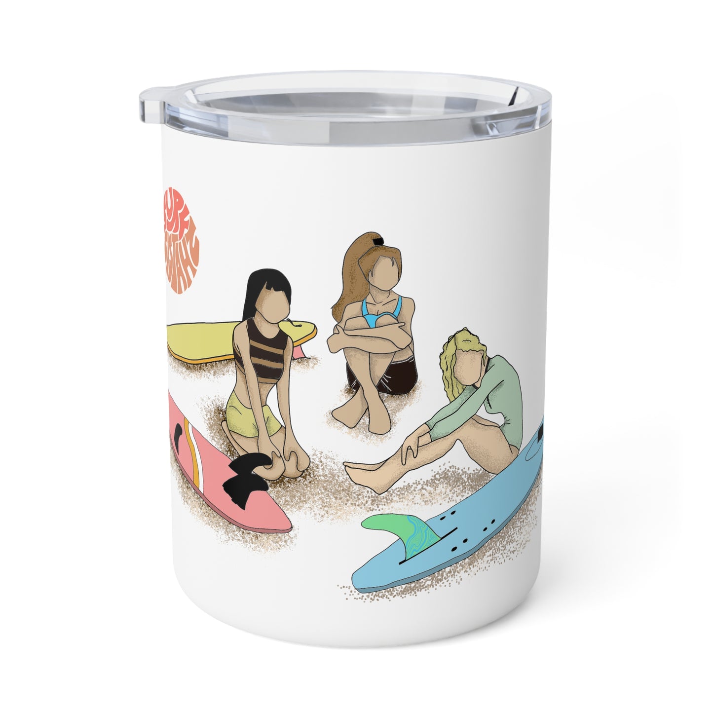 Jetty Surf Tribe Insulated Travel Mug, 10oz