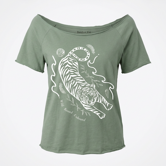 Wild.Rooted.Unbound Off-the-Shoulder Tee
