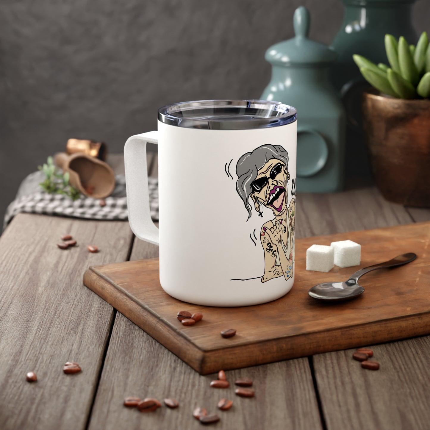 Shootz! Insulated Travel Mug, 10oz