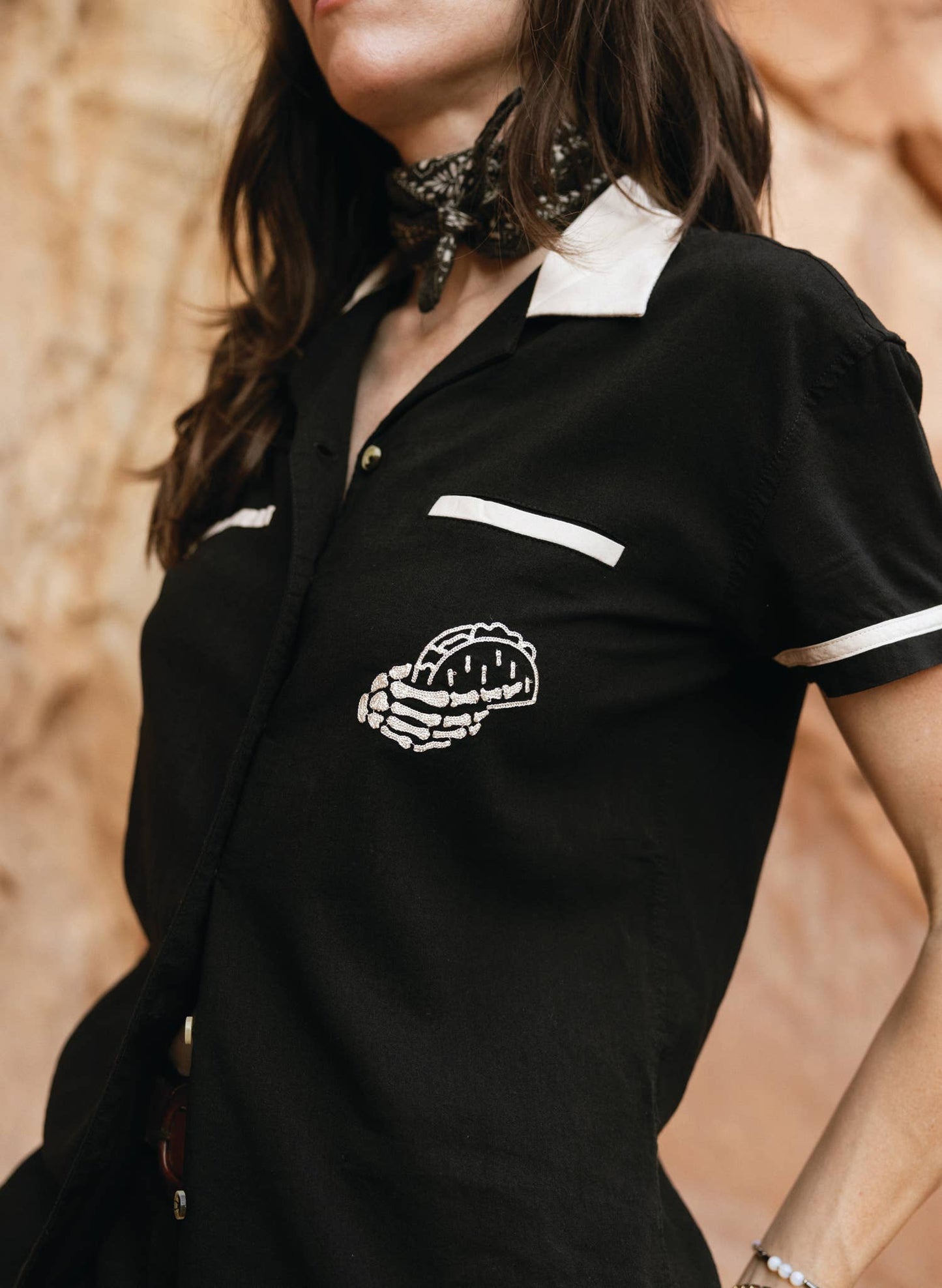 Tacos & Beer Casual Button Down Shirt UNISEX
