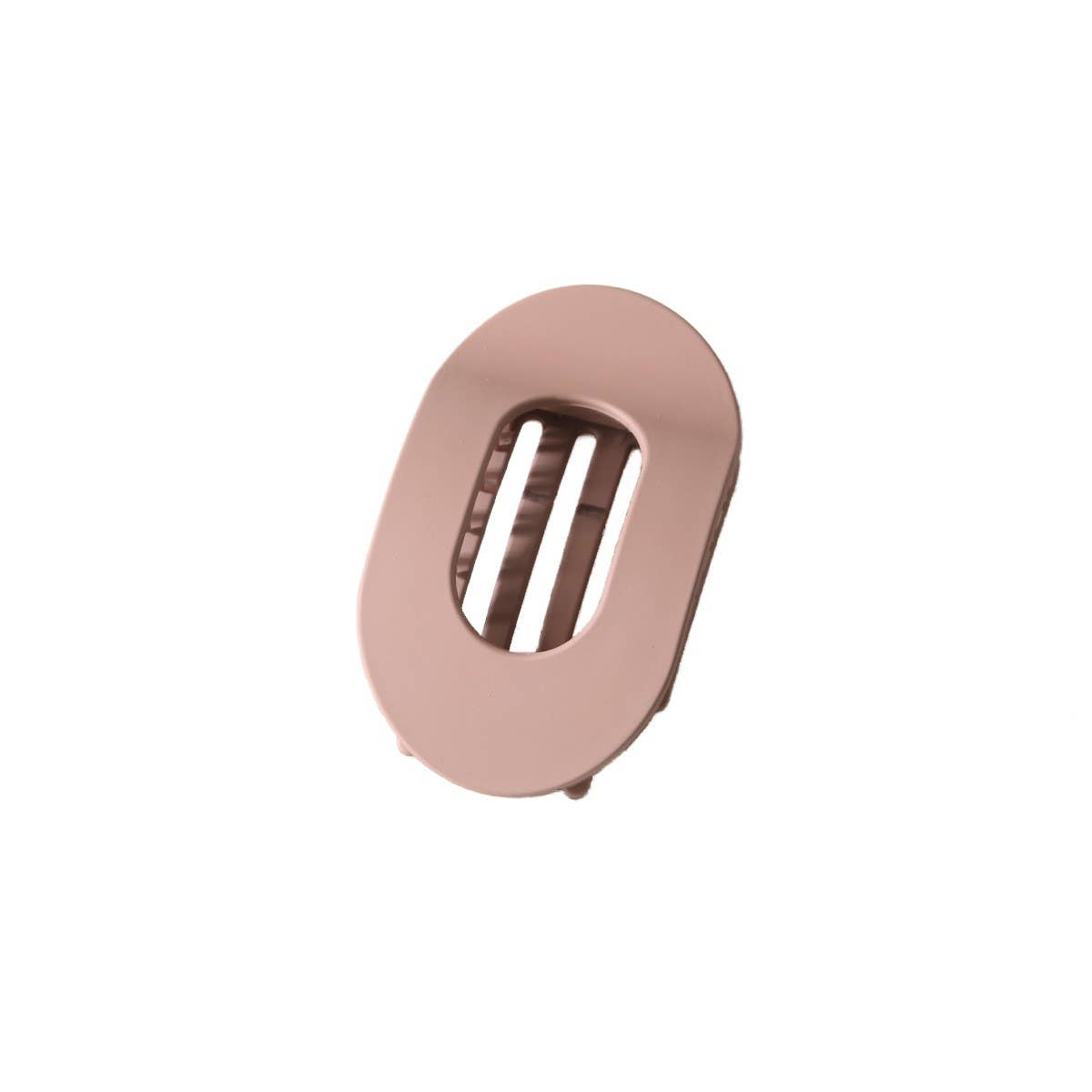 Large Round Flat Hair Claw Clip