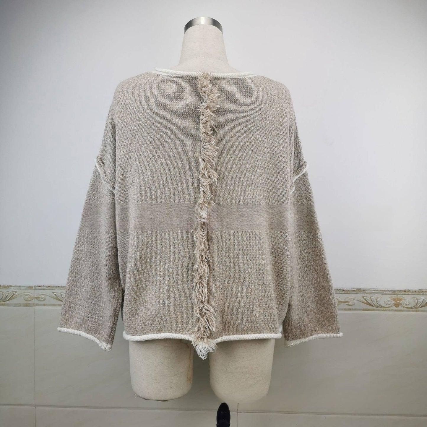 Boho Pullover Long Sleeve Sweater